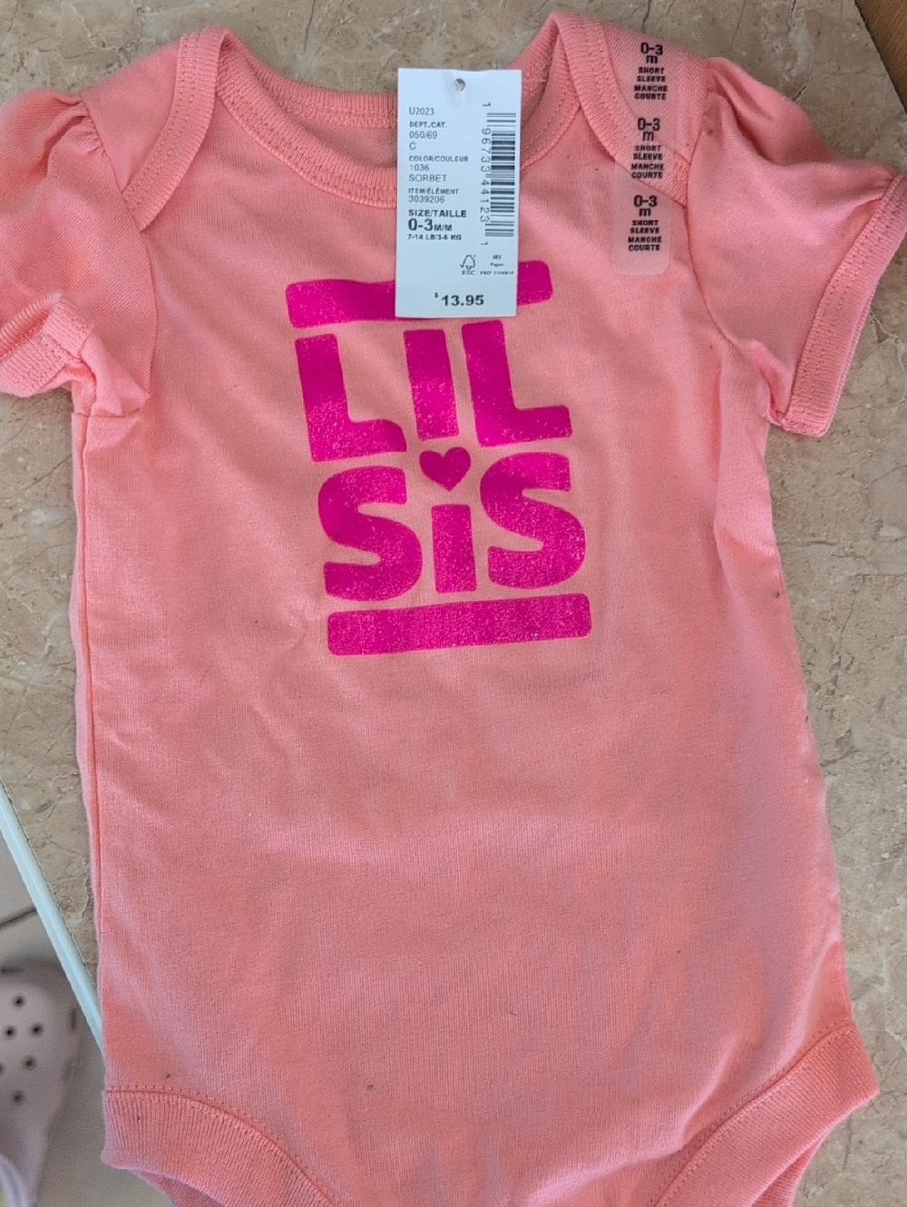 Free With Purchase - lil Sis Onesie